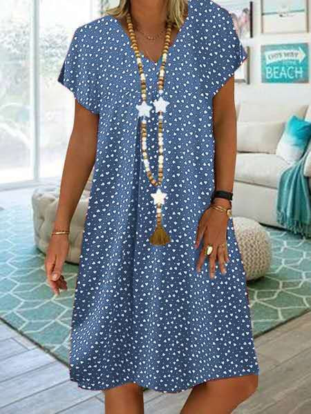 Casual Chic Polka Dot Dress
