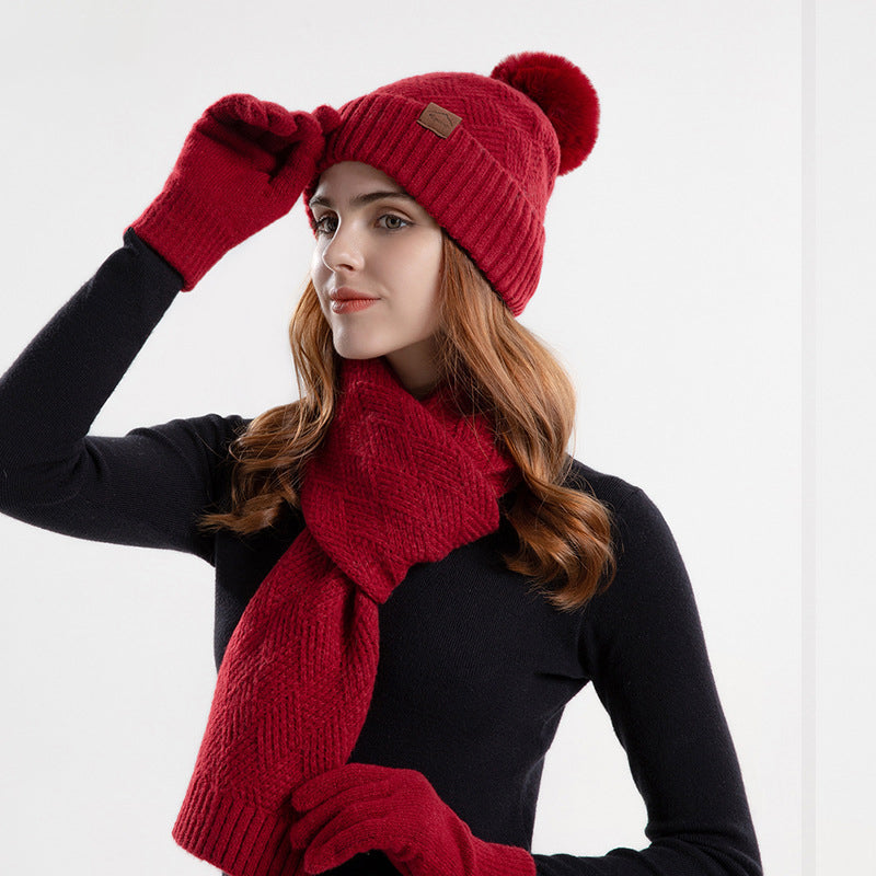 Ladies' Fashionable Winter Accessory Set
