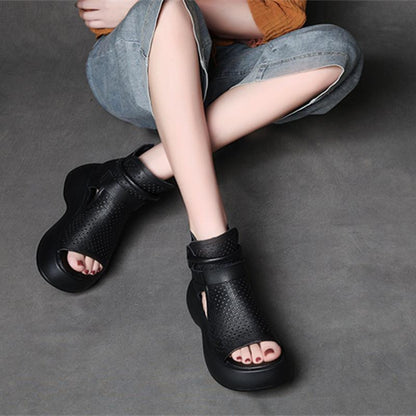 Elegant High-Top Platform Sandals