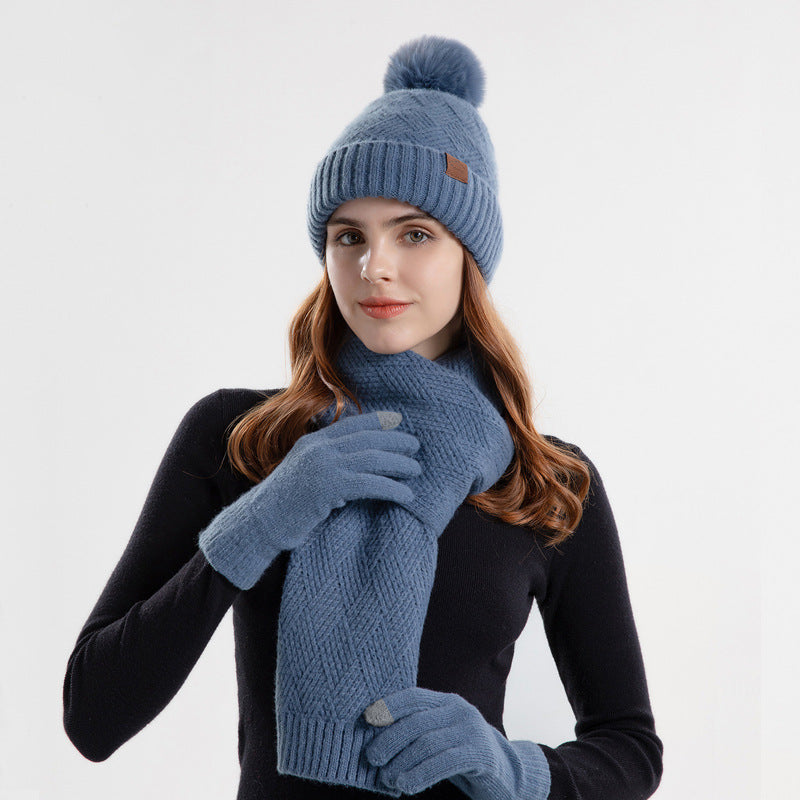 Ladies' Fashionable Winter Accessory Set