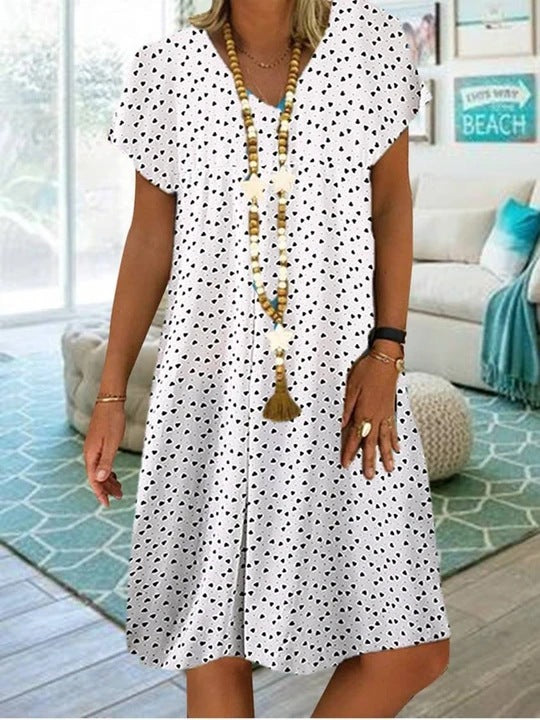 Casual Chic Polka Dot Dress