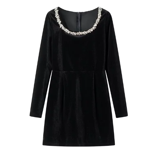 Floral Elegance Sparkle Dress