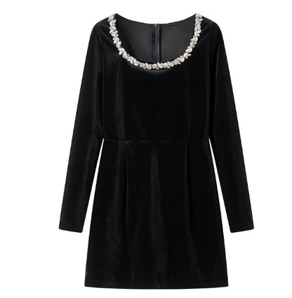 Floral Elegance Sparkle Dress