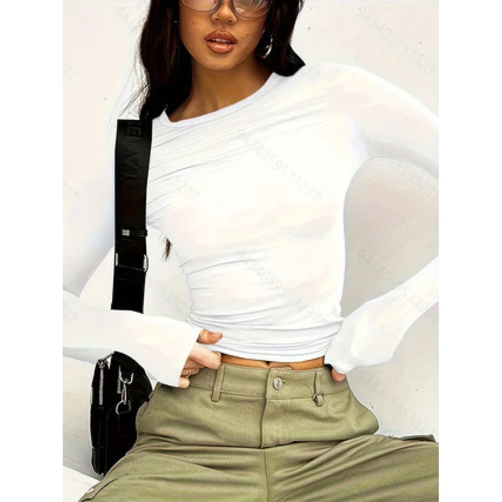 Stylish Pullover Crop Top
