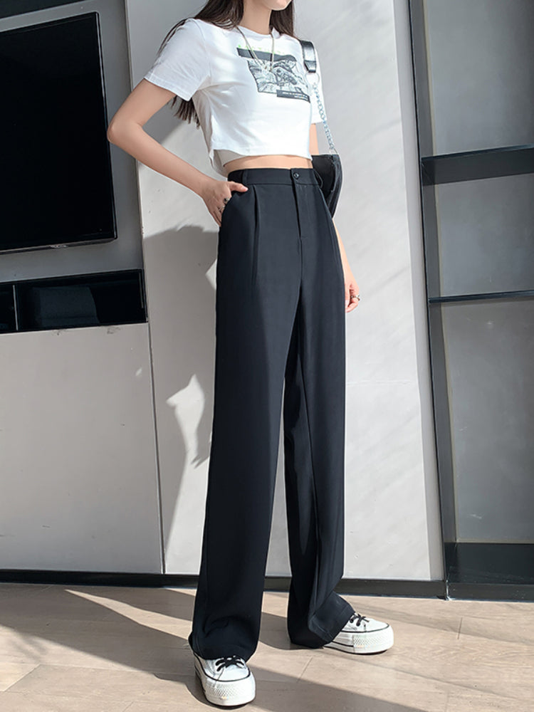 BreezeFit High-Waist Casual Pants