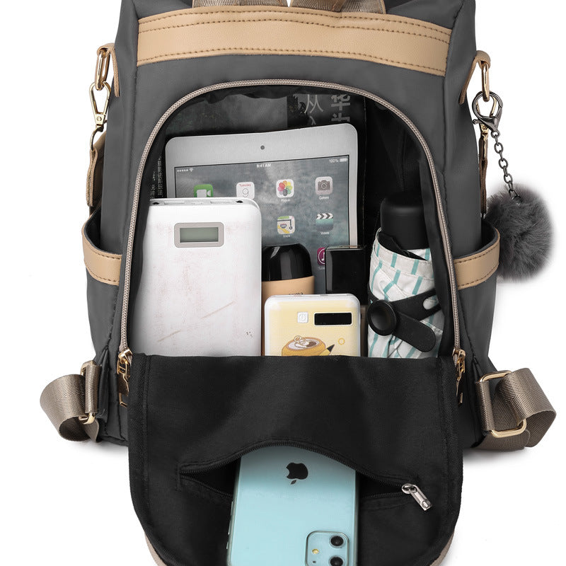 Korean Chic Anti-Theft Travel Backpack