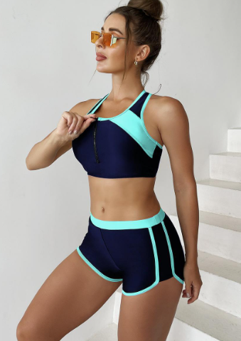 Elegant Curves Two-Piece Swimsuit