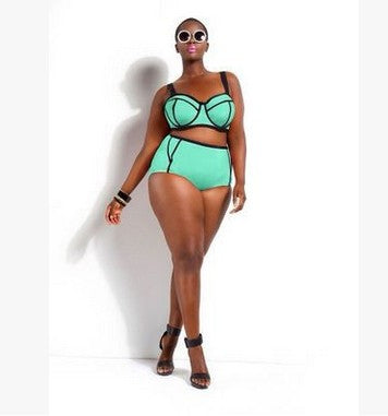 Elegant Curves Two-Piece Swimsuit
