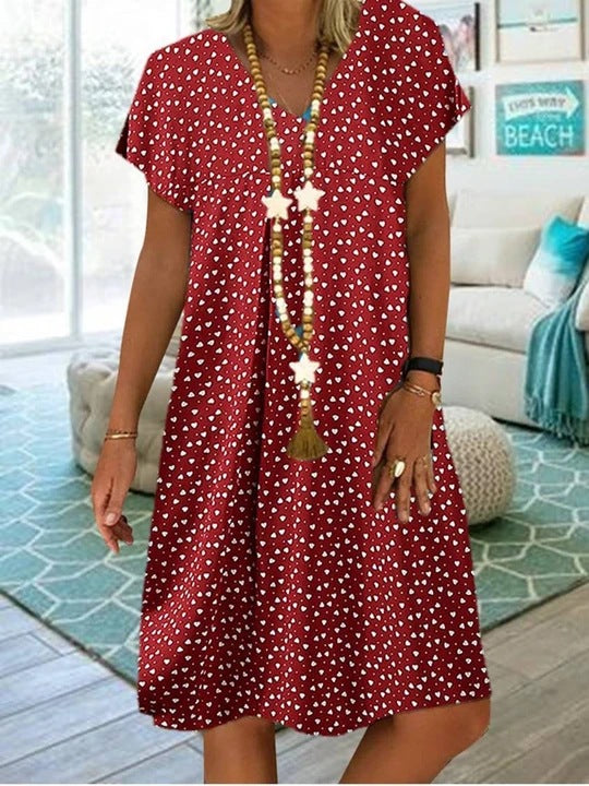 Casual Chic Polka Dot Dress