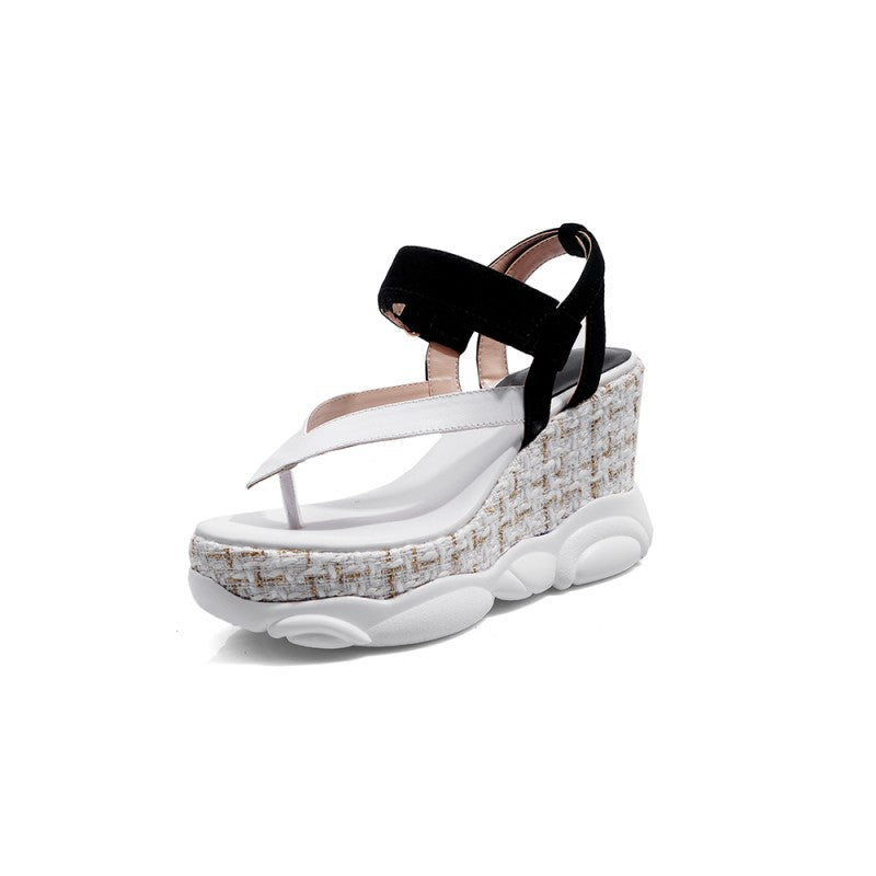 Stylish Slope Heel Waterproof Sandals