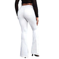 Ladies' White Bell-Bottom Jeans