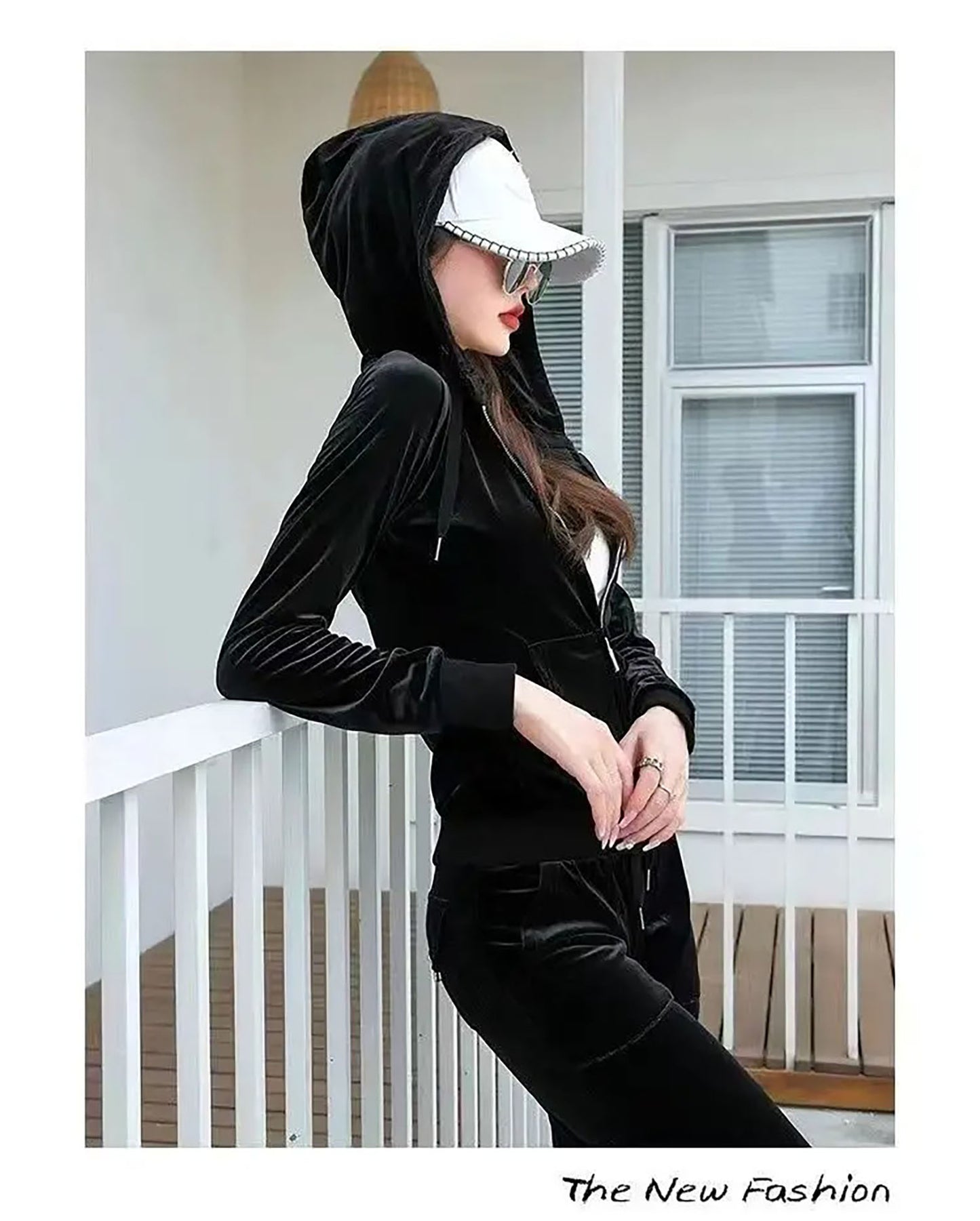 Cozy Velvet Two-Piece Hoodie Set