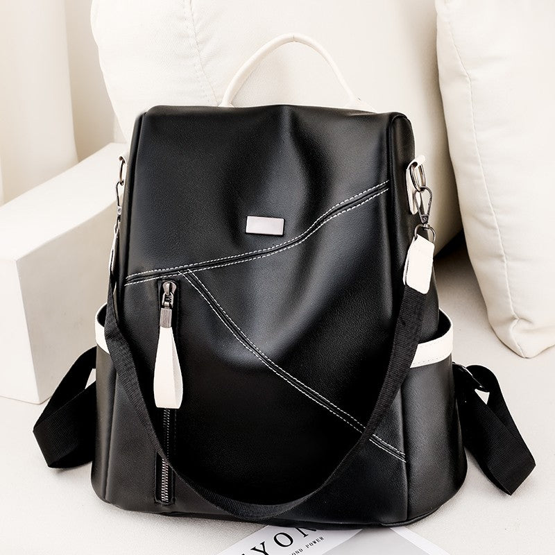 Fashionable Secure Women’s Leather Backpack