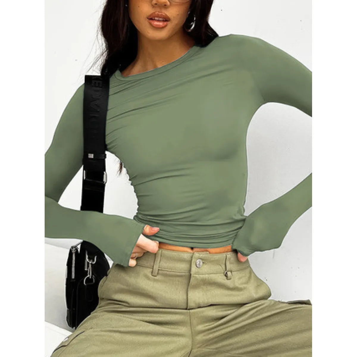Stylish Pullover Crop Top