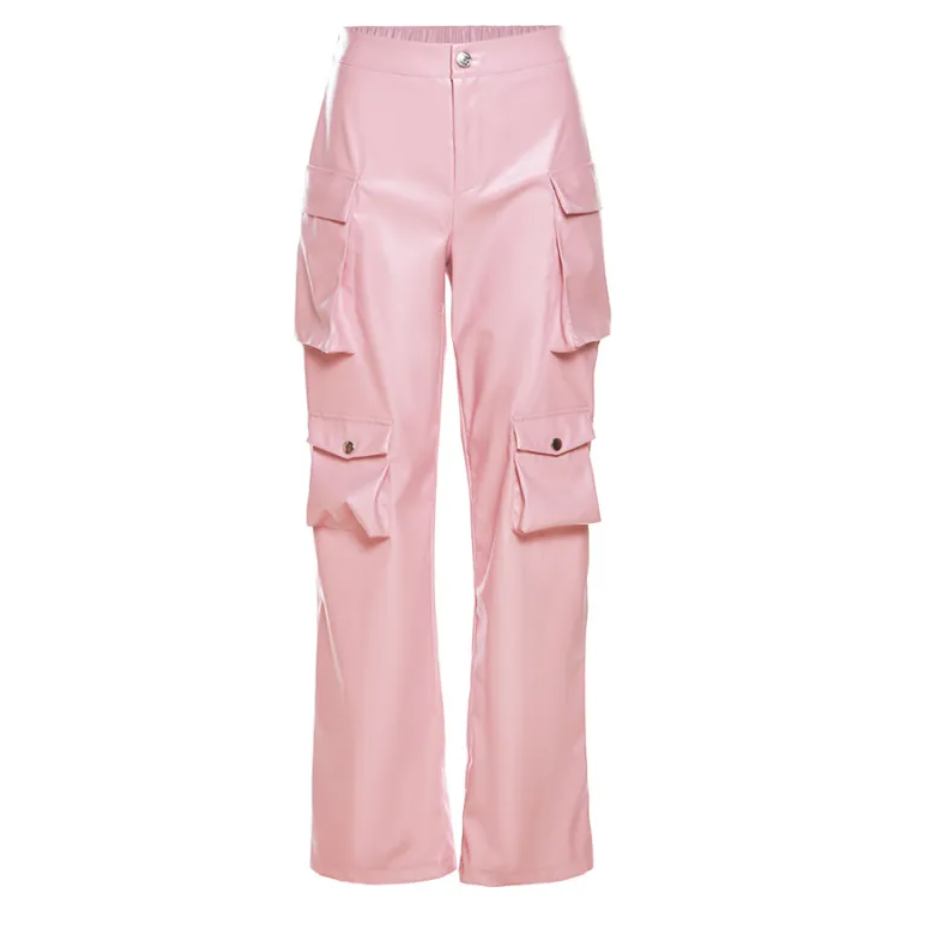 UrbanEase High Waist Straight Leg Pants