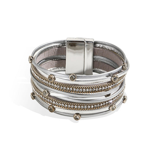 Women's Trendy Multilayer Boho Leather Bracelets