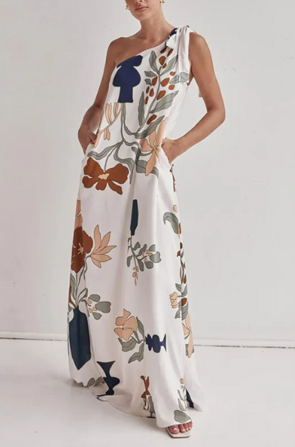 Botanic Breeze Pocket Summer Dress