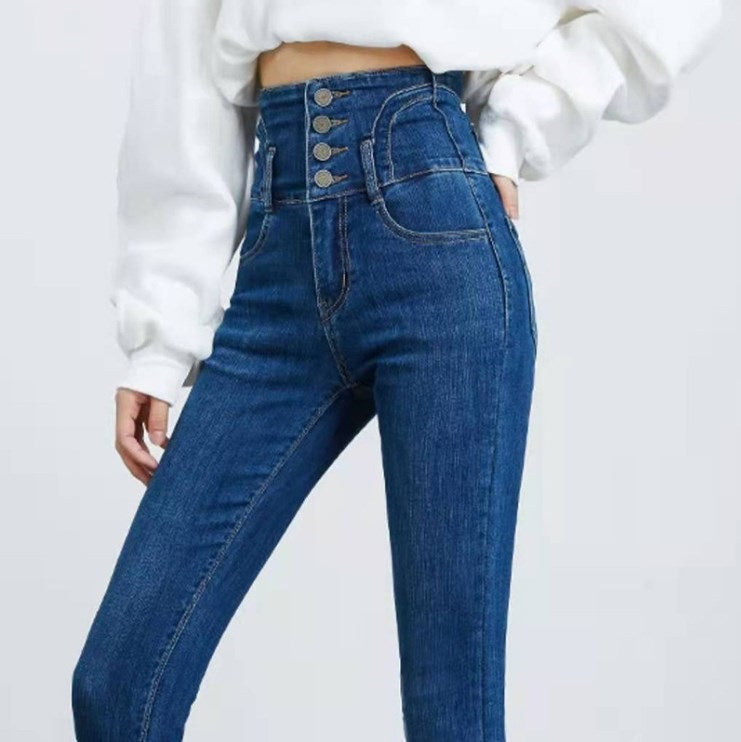 Korean-Style Slim Jeans