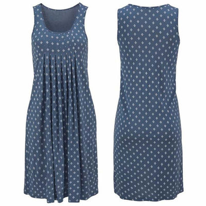 Summer Sleeveless Pleated Dress