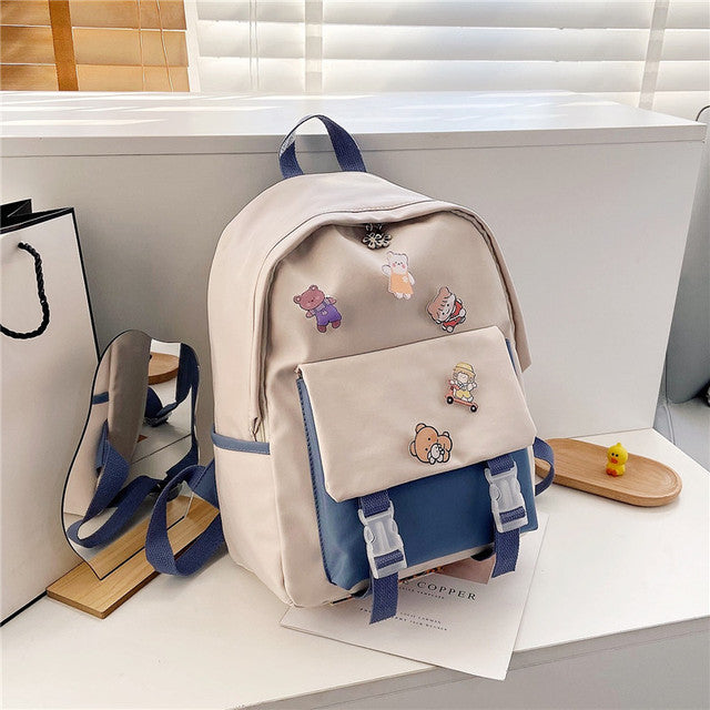 Color Pop Cartoon Backpacks