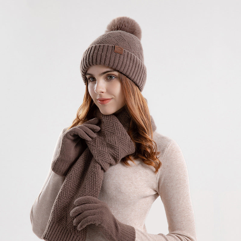 Ladies' Fashionable Winter Accessory Set