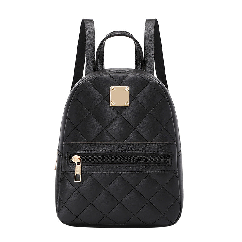 Chic Embroidered Mini Backpack