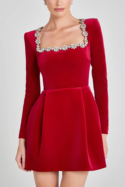 Floral Elegance Sparkle Dress