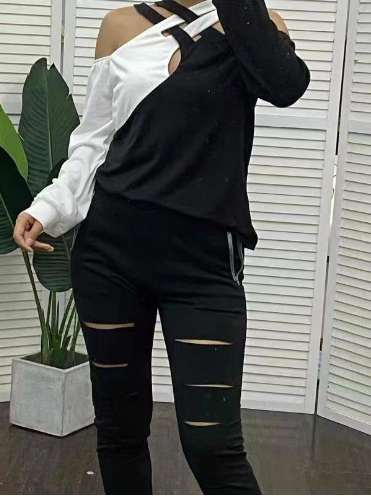 Sassy Strappy Color Tee