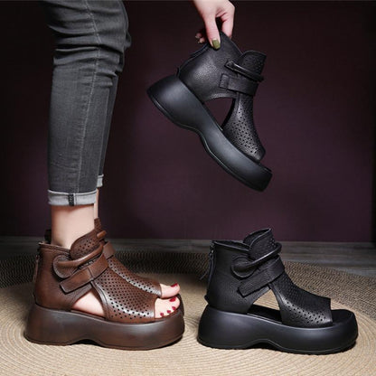 Elegant High-Top Platform Sandals