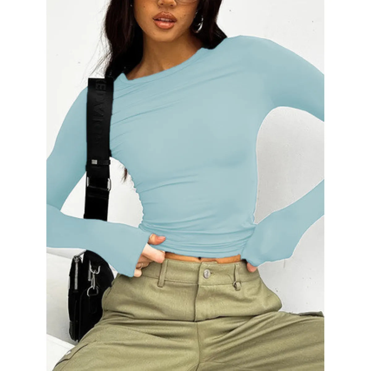 Stylish Pullover Crop Top