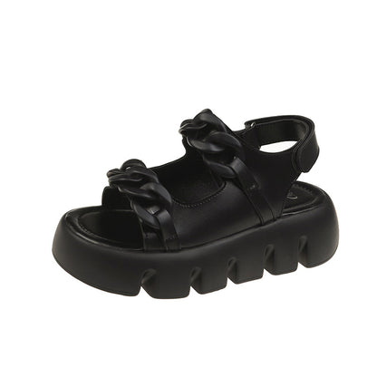 Elegant Thick-Soled Sandal