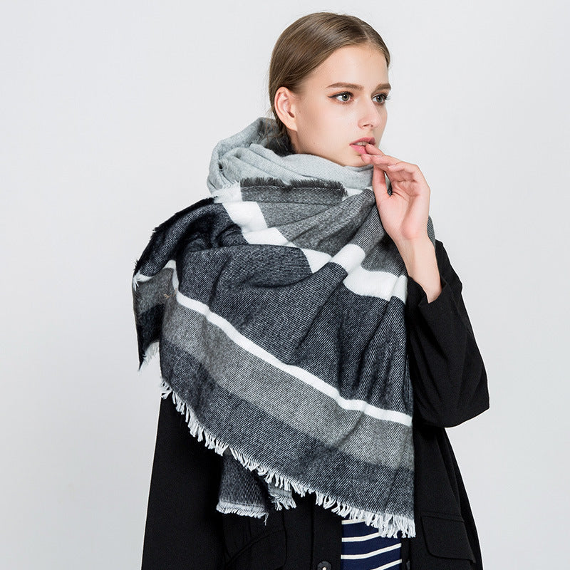 Classic Cashmere-Feel Shawl