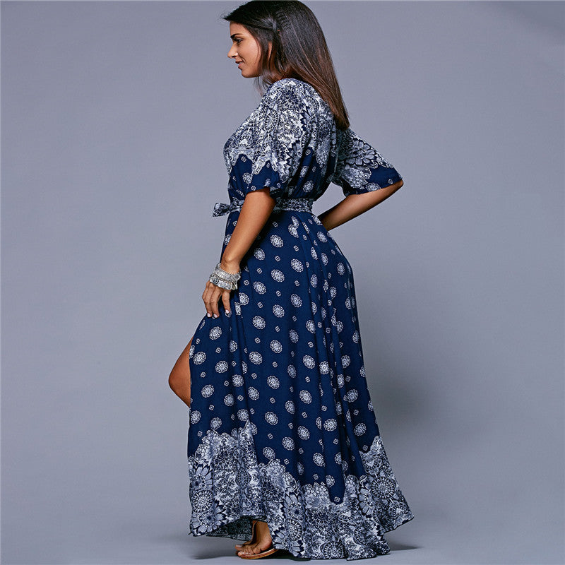 Stylish Boho Printed Maxi Dress