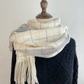 Autumn Chic Plaid Scarf Wrap