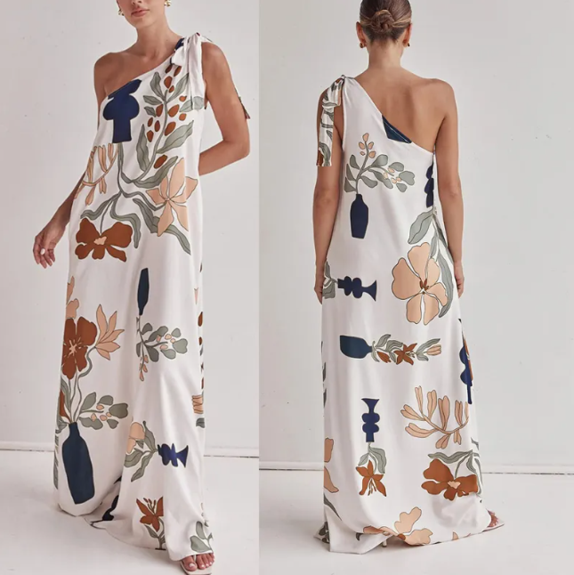 Botanic Breeze Pocket Summer Dress