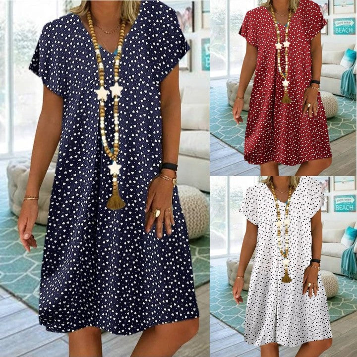 Casual Chic Polka Dot Dress