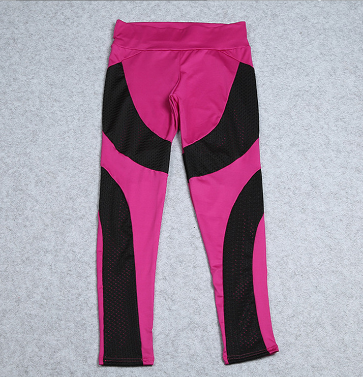 Chic Quick-Dry Mesh Yoga Pants