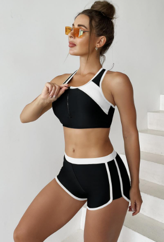 Elegant Curves Two-Piece Swimsuit