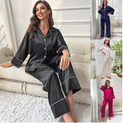 Elegant Satin Sleepwear Set