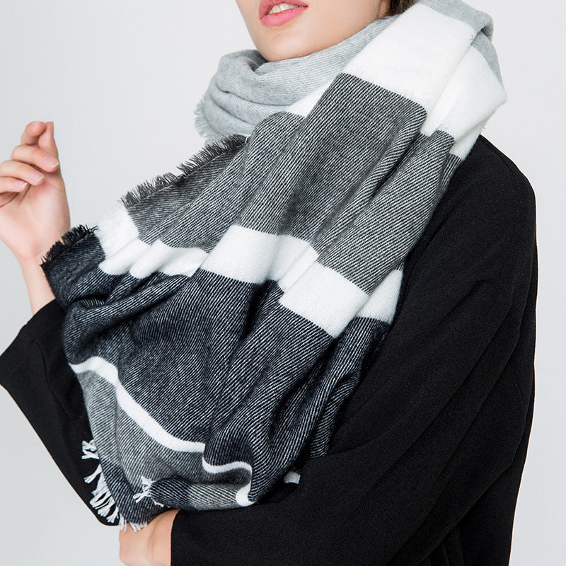 Classic Cashmere-Feel Shawl