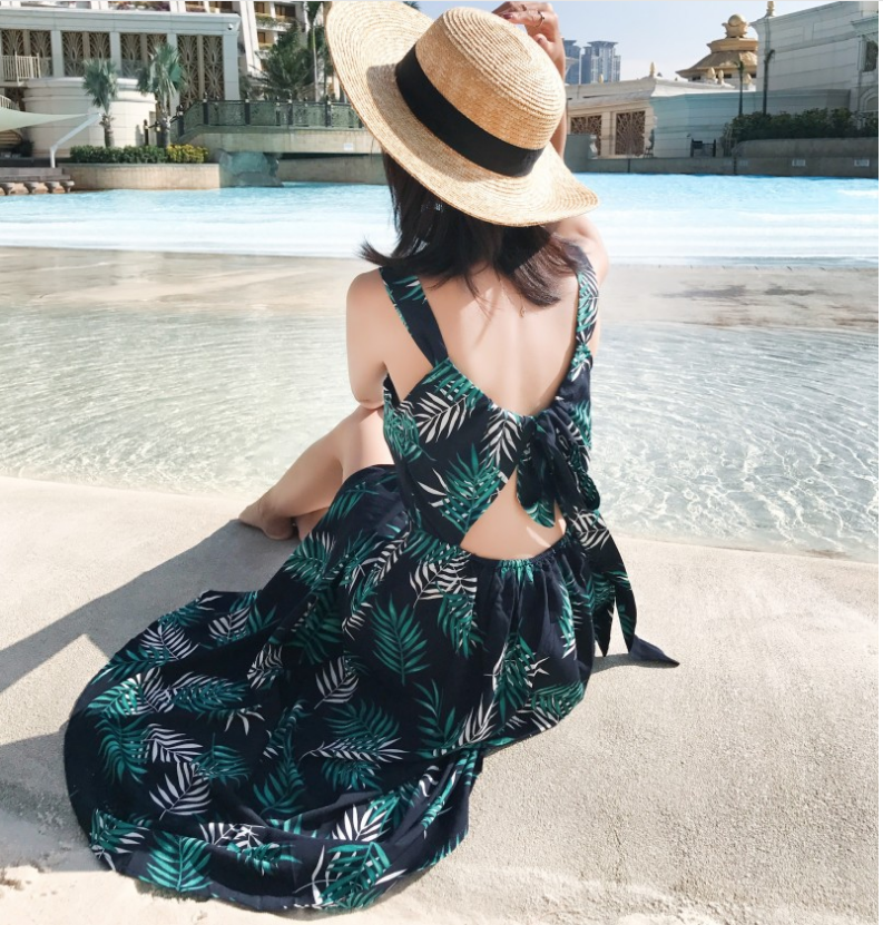 Sun-Splashed Bohemian Floral Dress