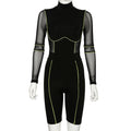 Comfort Fit Mesh Workout Onesie