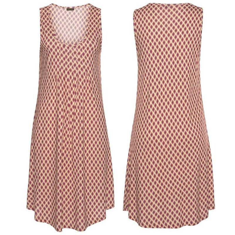 Summer Sleeveless Pleated Dress