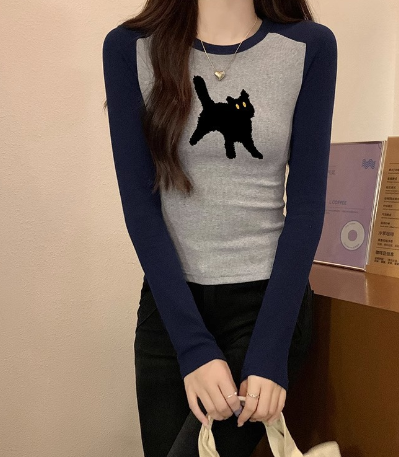 Casual Kitty Long-Sleeve Tee