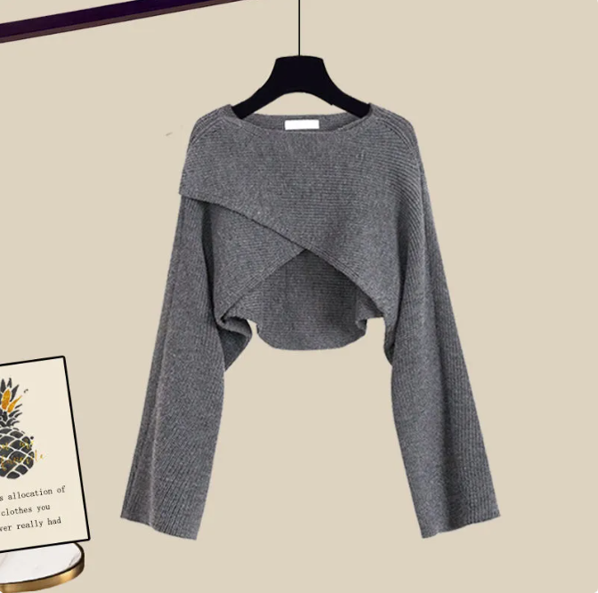 Stylish 3pc Knitted Sweater and Pants Set