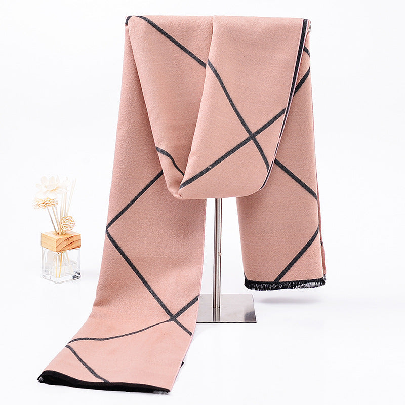 Reversible Plaid Cashmere Wrap