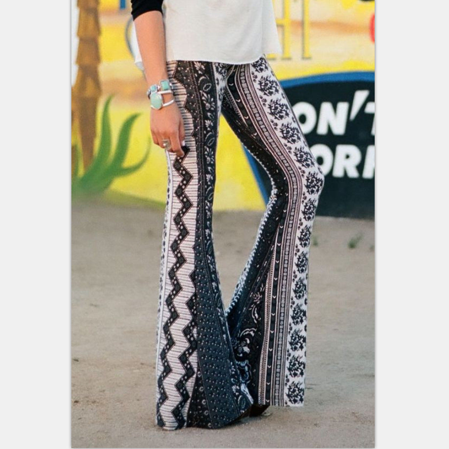 Modern Retro Flared Pants - Tight Fit